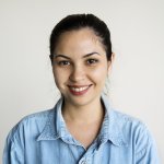 Portrait of Caucasian woman smiling